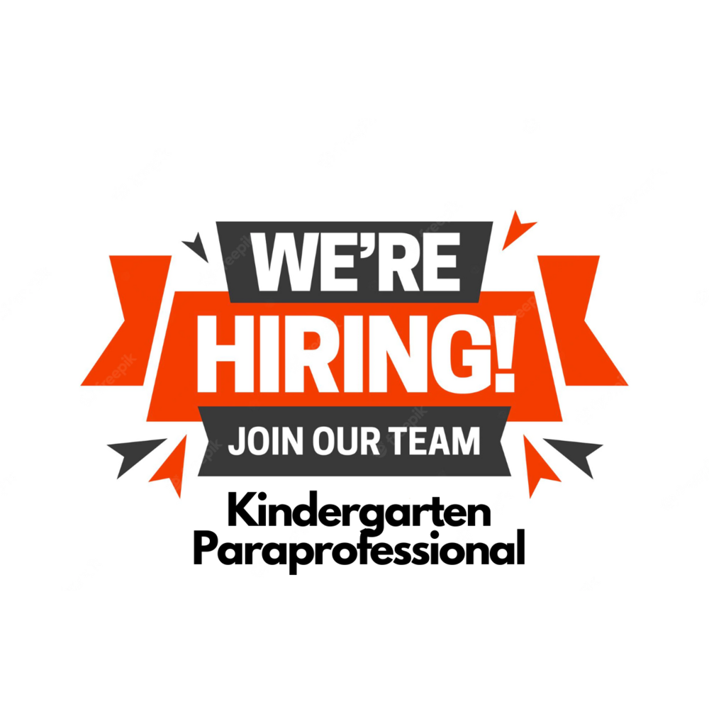 TES Job Opening Kindergarten Paraprofessional Tampico Elementary School